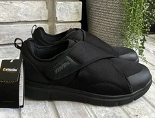 New FitVille Diabetic Mens 15 50 Extra Wide Adjustable Slip-on Walking Shoes