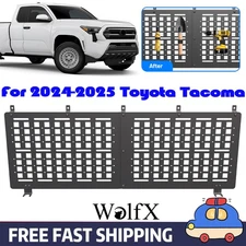 Front Bed MOLLE Panel Fit for Toyota Tacoma 2024-2025 Steel Truck Storage