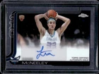 2025-26 Topps Chrome Liam McNeeley Auto Autograph RC #TCAR-LM Hornets Rookie