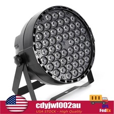 8pcs 54 x 3W RGBW DMX LED Par Stage Light Lighting Club Light Lamp Show Party DJ