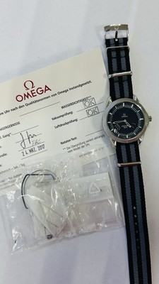 OMEGA Seamaster Multifunction 120m Herren Uhr Edelstahl Blau 39mm Top Zustand!!