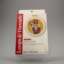 Punch Needle Kit. Letter To Santa. 6 Inch.