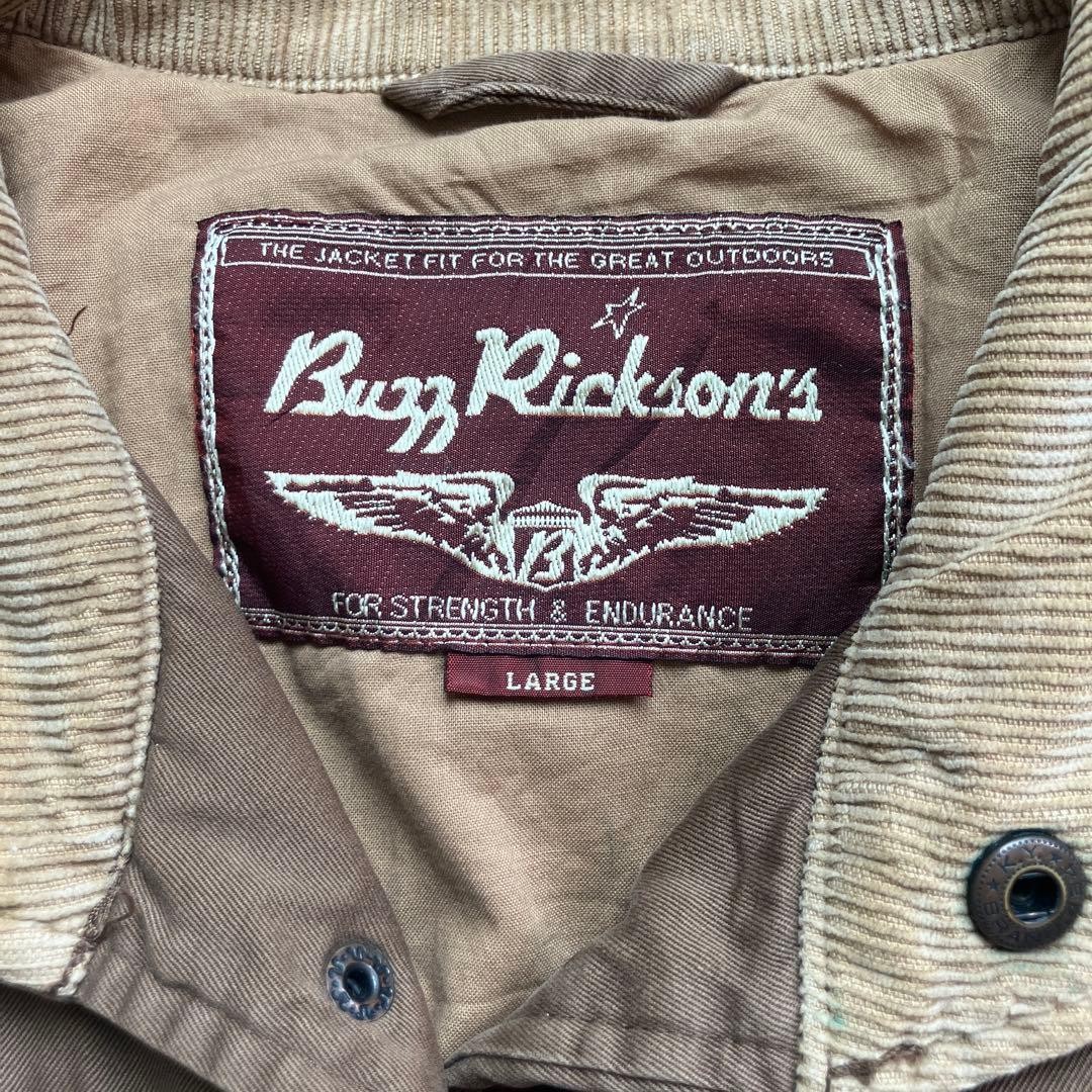 Buzz Rickson's Military Jacket Brown Corduroy Col… - image 4