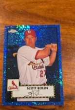 2021 Topps Chrome Platinum  - Scott Rolen #545 Blue Mini-Diamond Refractor /199