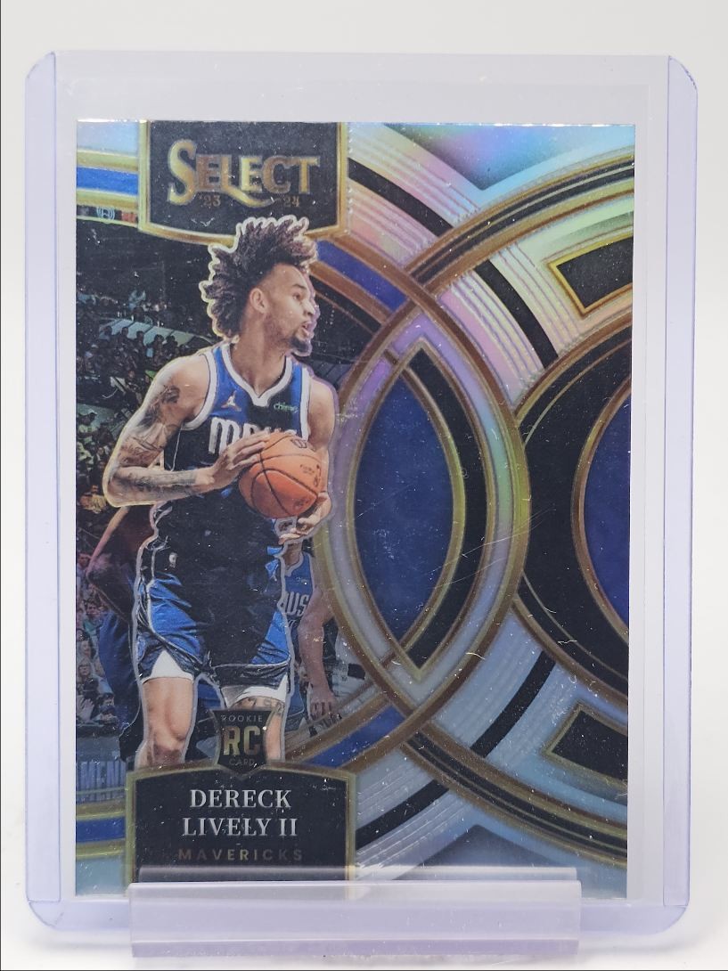 DERECK LIVELY II 2023-24 SELECT PREMIER LEVEL ROOKIE SILVER PRIZM RC Q3813