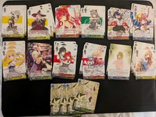 Weiss Schwarz GA Bunko Semicomplete Playset 3x of Each RR, R And 4X C, U, CR