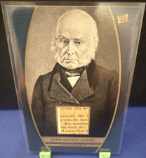 Super Products Inc. 2024 John Quincy Adams Authentic Relic Insert Card #VSR-JQA