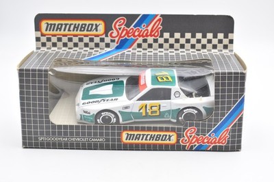 Matchbox Specials 1:40 Chevrolet Camaro Goodyear SP11 Macau Base. Super Kings