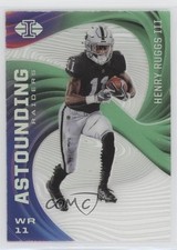 2020 Panini Illusions Astounding Emerald Henry Ruggs III #A9 0y59