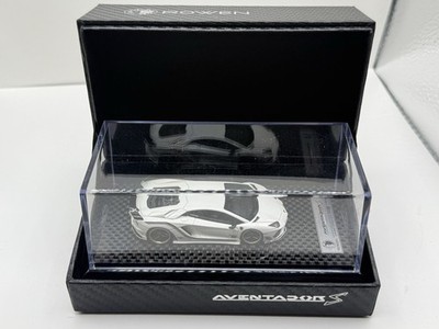 1/64 YM MODEL ROWEN LAMBORGHINI AVENTADOR S WHITE RESIN