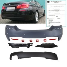 Sport Heck Sto�stange hinten PDC passt f�r BMW F10 Serie auch M-Paket 10-17+ABE*