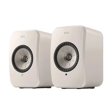 KEF - LSXII LT Wireless Speakers (Pair) - WHITE OPEN BOX LIKENEW NO REMOTE CONTR
