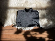 Black Mock Turtle Neck Dickie - Unbranded Silky Polyester NWOT