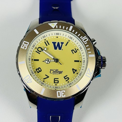 #ad #ad Washington Huskies quot;KYBOE The College Watch Company Men#x27;s New Batteries 48mm $34.95