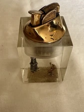 Vintage Oil Derrick Lucite Lighter