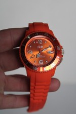Ice-Watch Unisex Adults Orange Silicone Watch, SI.OE.U.S.09  NEW 