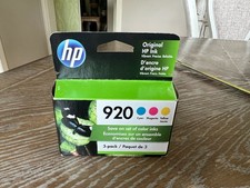 HP 920 Cyan Magenta Yellow Ink Cartridges Pack Of 3 N9H55FN -