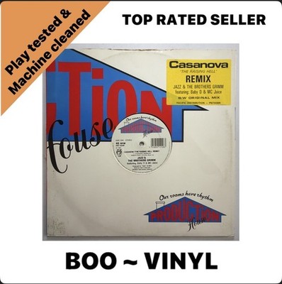 JAZZ & THE BROTHERS GRIMM - CASANOVA (The Raising Hell Remix) 12'' Vinyl Record V