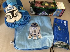 Star Wars Bundle Kids Sunglasses With Case  7 Washcloths All Brand New