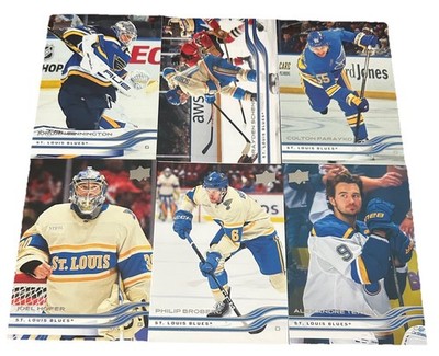 St. Louis Blues 2025-26 UD Series 2 Team Set (6 Cards) Hofer + Binnington
