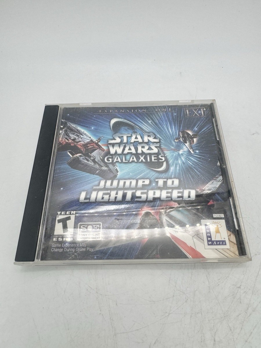 Star Wars Galaxies Jump to Lightspeed Expansion One PC CD-ROM Game 2004