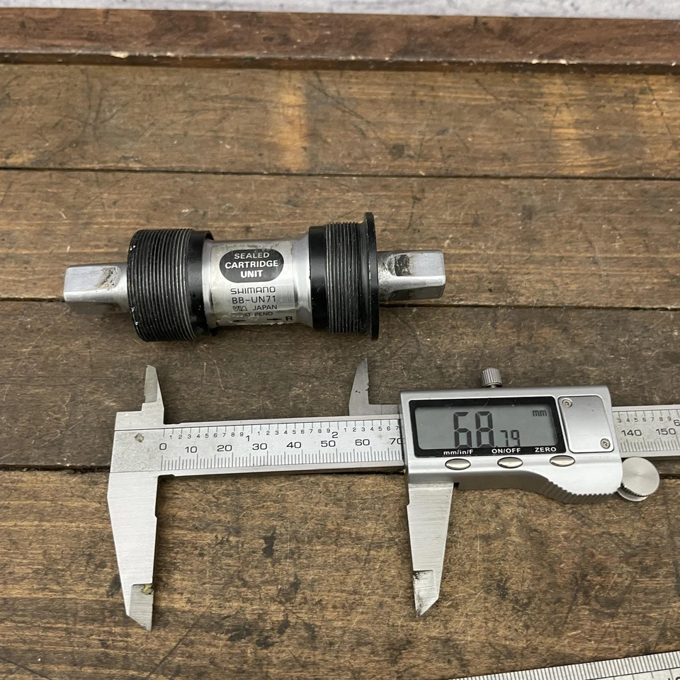 Shimano BB-UN71 Sealed Bottom Bracket 68mm BSA 115mm Deore Square Taper Japan - Image 2 of 4
