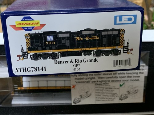 HO Scale Athearn Genesis EMD GP7 DCC Ready Diesel Locomotive DENVER ...