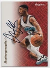 Lawrence Moten Signed 1996 SkyBox Basketball Card Vancouver Grizzlies Auto
