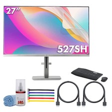 HP Series 5 27 inch FHD Height Adjust Monitor - 527sh Bundle
