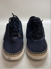 Michael Kors Navy Blue Gold Canvas Espadrille Sneakers Women's 11" Sole — photo 1