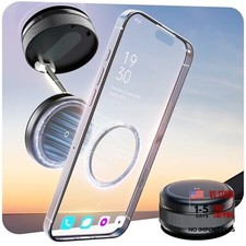 2026 Upgraded 360 Vacuum Magnetic Car Phone Holder for Magsafe 96 LBS Black