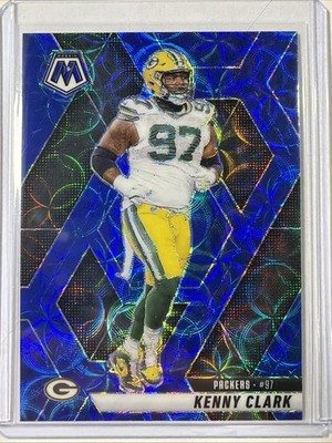 2025 Panini Mosaic - Kenny Clark #84 Blue Scope Prizm