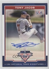 2017 Panini USA Baseball Stars & Stripes 38/199 Tony Jacob #10 Auto z5i