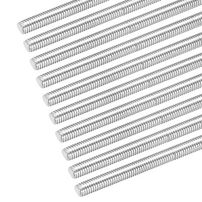 20pcs for threaded bar M6 x 180mm step 1mm stainless steel 304 right