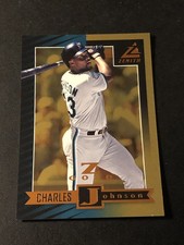 1998 Pinnacle Zenith Z Gold Charles Johnson #51 /100