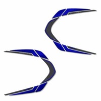 Aufkleber 3D Kompatibel Mit Yamaha Tracer 700 2016-2020 Blau Scheinwerferzone