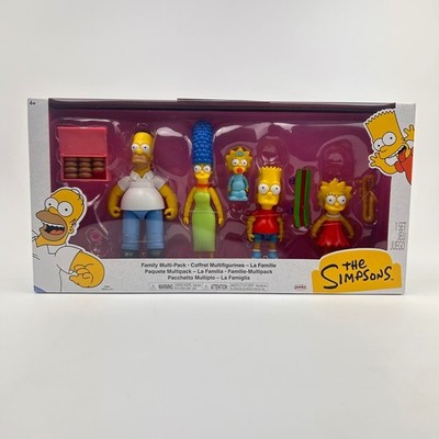 The Simpsons Family Multi Pack Action Figure Set 5'' Jakks Pacific New
