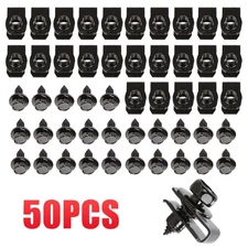 50pc Fender Body Bolts & U Nuts 5/16-18 x 7/8" x 3/4" Washer 1/2" Hex Head Set