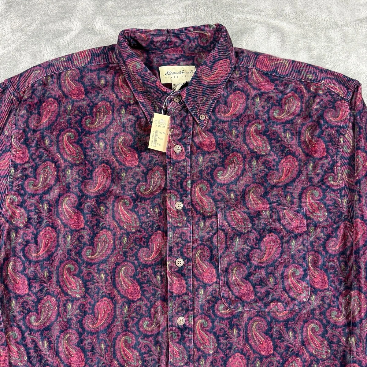 Eddie Bauer Paisley Casual Button-Down Shirts for Men for sale | eBay