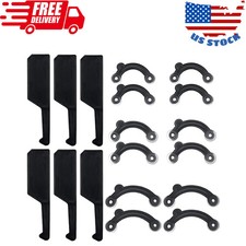6 Pairs Nose Up Lifting Clip Nose Shaper Beauty Tool Black