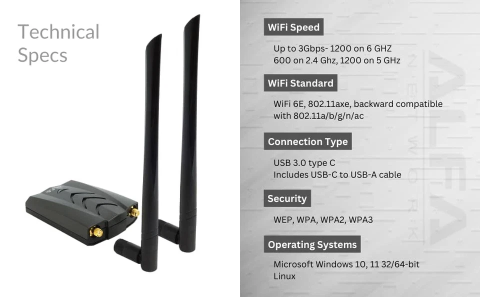 Alfa Adattatore USB AWUS036AXML - Immagine 4 di 4