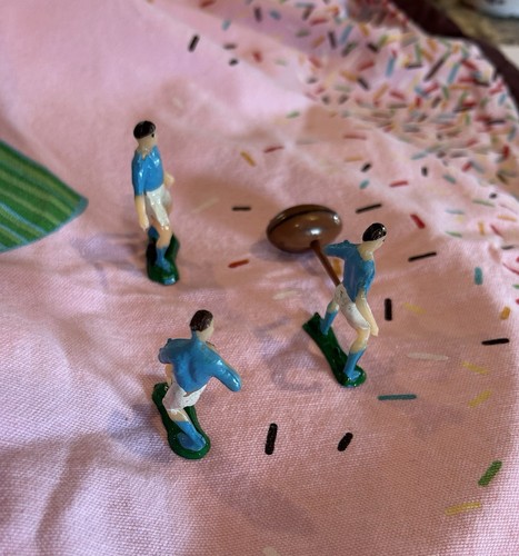 Sports Theme Cake Decor Figurines Hockey Football Baseball Skiing - Picture 6 of 19