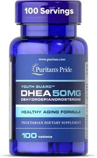 Puritan's Pride DHEA 50Mg Dietary Supplement, Promote Sugar Metabolism 100 Count