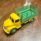 Vintage Dinky Toys Die Cast Green & Yellow Dodge Stake Truck