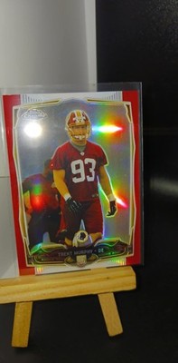TRENT MURPHY REDSKINS 2014 Topps Chrome #217 RC Rookie Red Refractor 4/25 SP SSP
