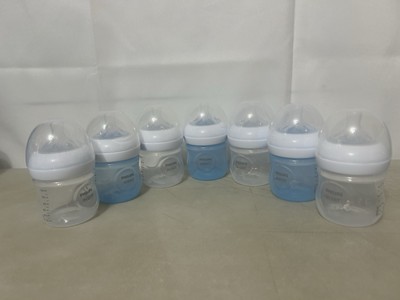 Philips Avent Baby Bottles 4 Oz Blue Boys Stage 1 And 2 Nipples