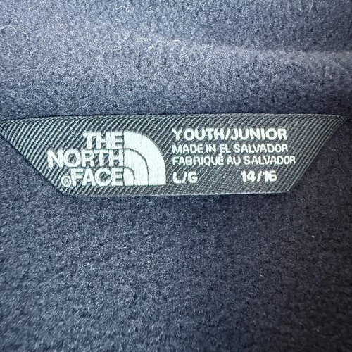 The North Face Youth Glacier 1/4 Zip Pullover Fleece Size L (14/16) Black - Picture 3 of 9