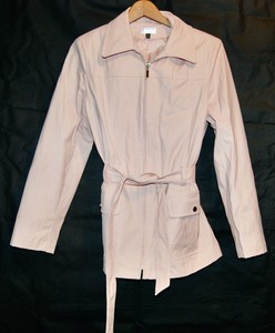 baby pink rain jacket