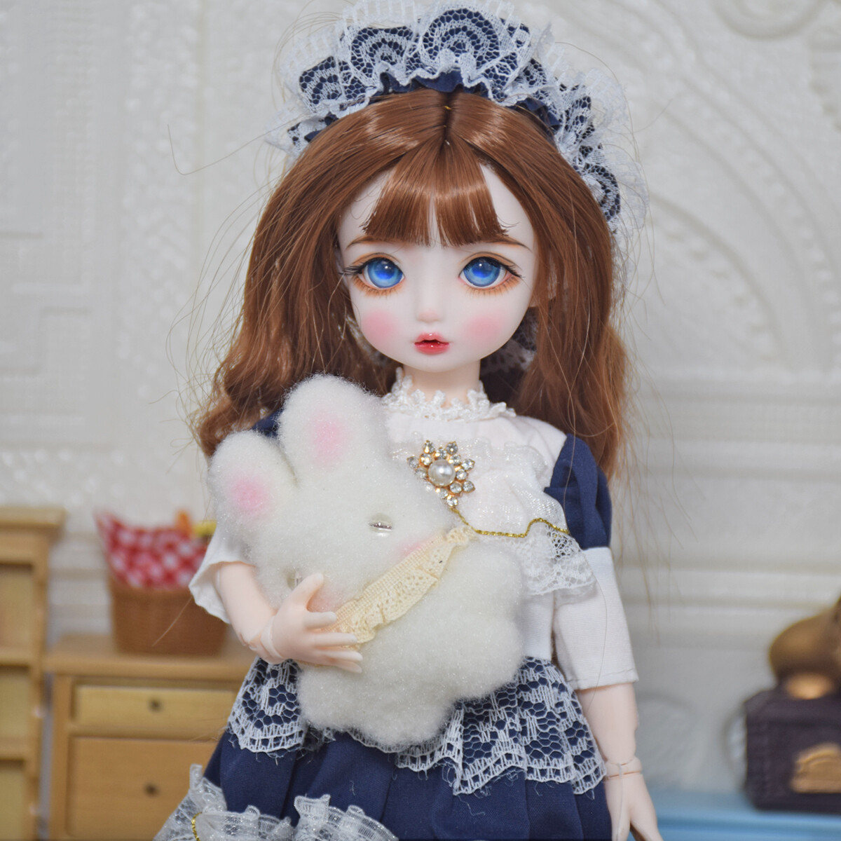 30cm Height Girl Doll with Dress Shoe Handpainted Face Makeup Cute ...
