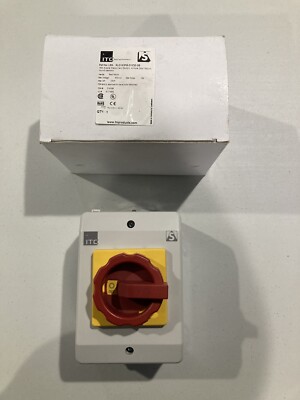 ITC SONTHEIMER 3 POLE LOCKOUT DISCONNECT SWITCH 600VAC 16 AMPS #RLO16/3PM-D1/Z33